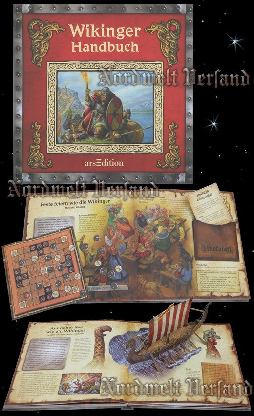 Das Wikinger Handbuch -Kinder Lernbuch Buch zur nordischen Zeitgeschichte und Runen