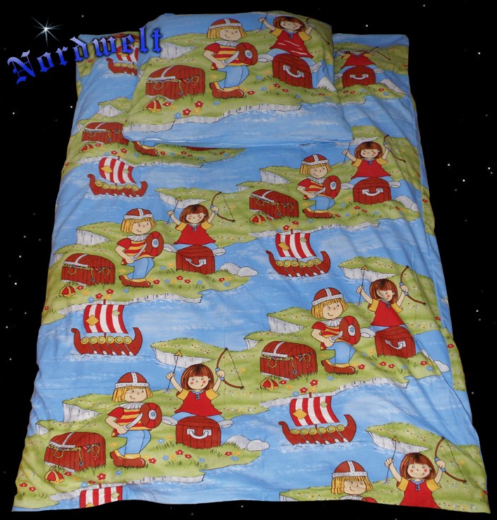 Kinder Bettwäsche "Wikinger"