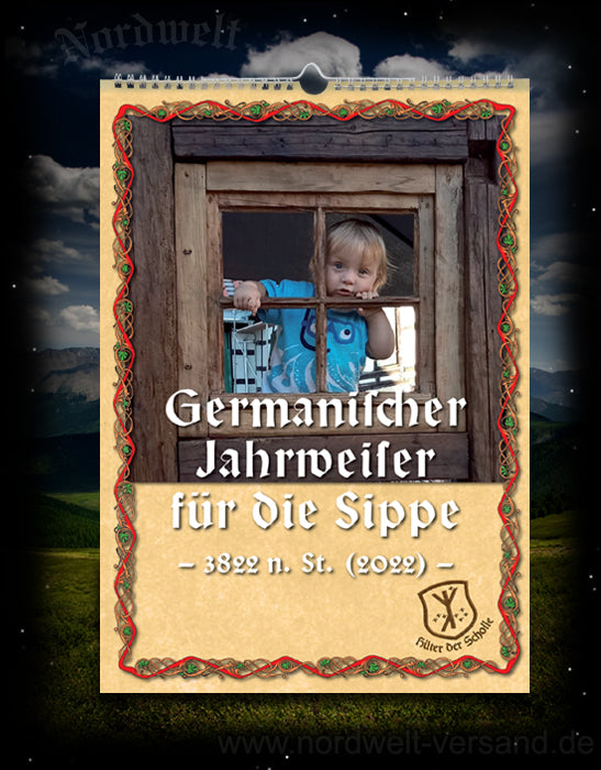 Germanischer Jahrweiser für die Sippe Völkischer Kalender Sippenkalender 