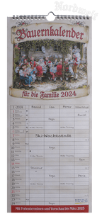 Bauernkalender für die Sippe, Familienkalender
