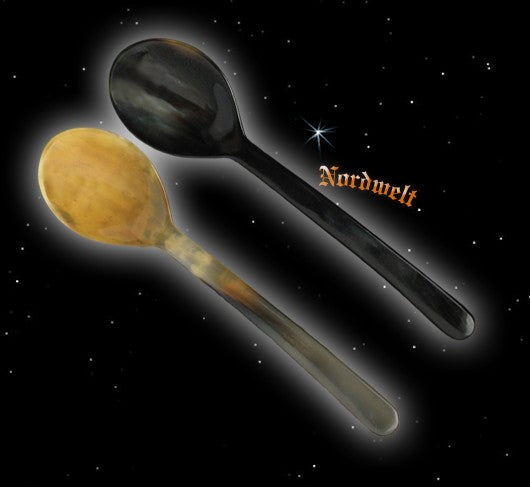 Eßlöffel aus echtem Horn 19 cm