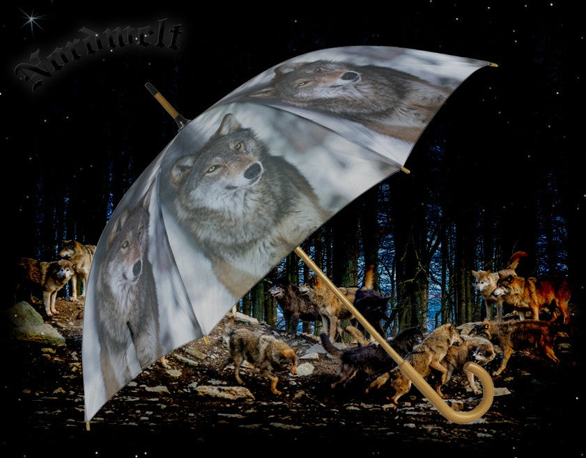 Regenschirm "Wölfe"