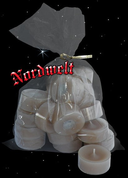 Acryl-Cup beige Teelichter transparent Plastik Teelicht