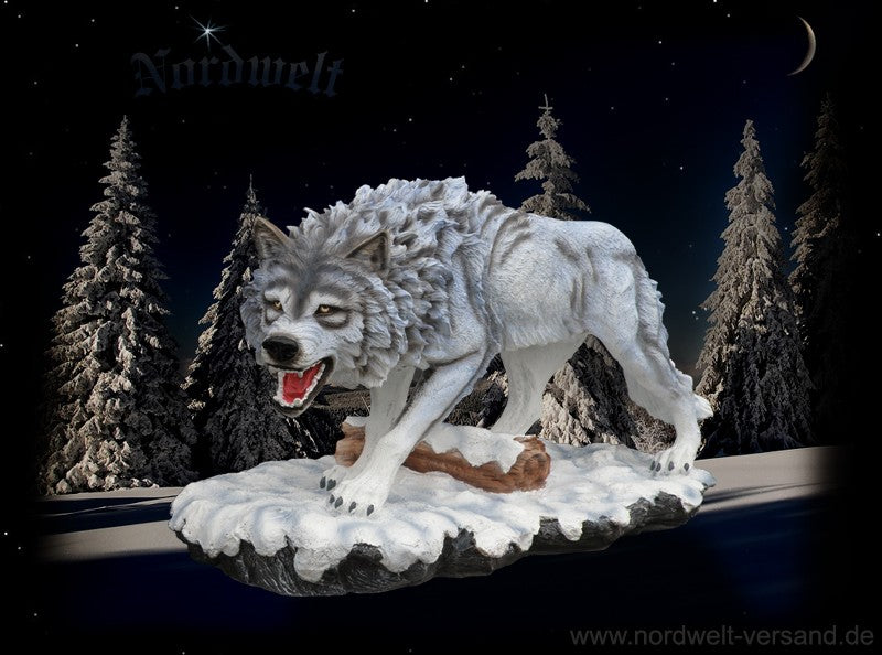 Weißer Wolf 40 cm