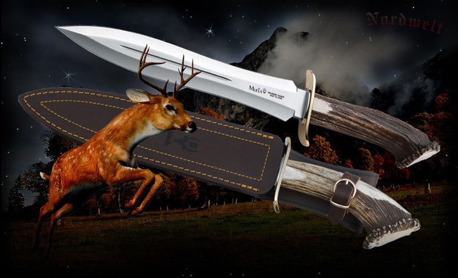 Jagddolch Hirschfänger Muela Dolch- Qualität  Jagdmesser für Jäger zum nachstechen