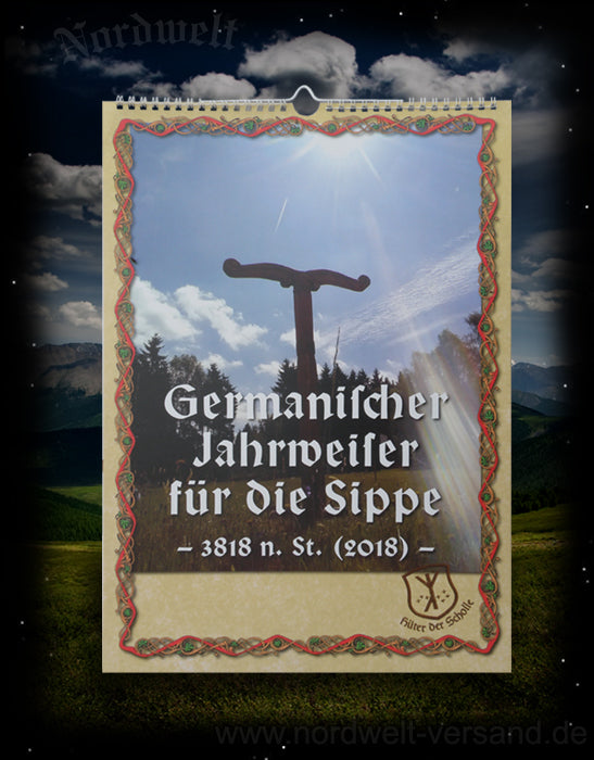 Germanischer Jahrweiser für die Sippe (Familienplaner) 2018 Kalender