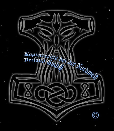 Thorhammer Aufkleber Thors-Hammer Mjölnir Sticker