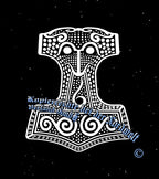PAGAN Aufkleber Thors-Hammer Mjölnir