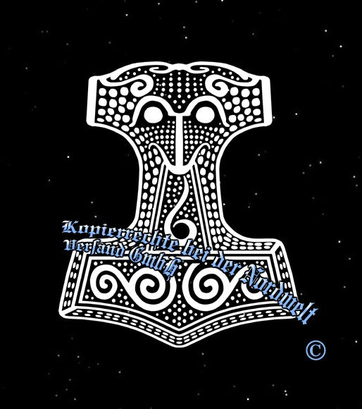 PAGAN Aufkleber Thors-Hammer Mjölnir