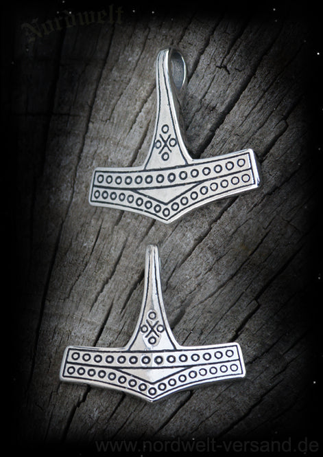 Thorhammer Insel Bornholm Thors Hammer Mjölnir Edelstahl Anhänger