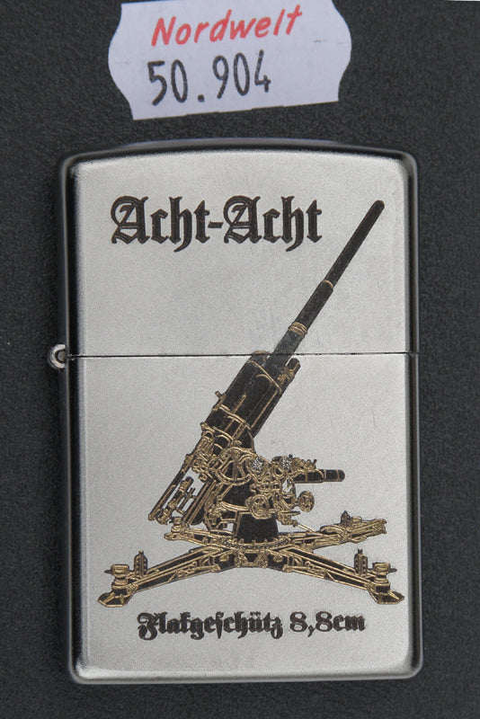 Zippo Benzinfeuerzeug Acht- Acht Flakgeschütz 8,8 cm