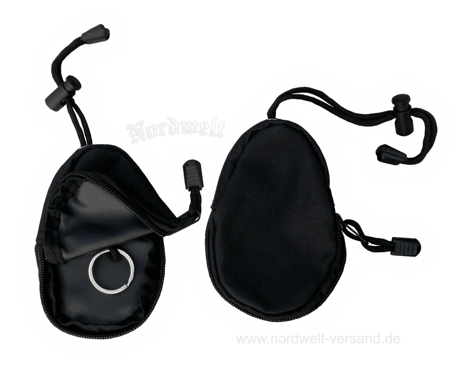  Schlüsseltasche Schlüsseletui  aus Cordura- Nylon- Gewebe schwarz