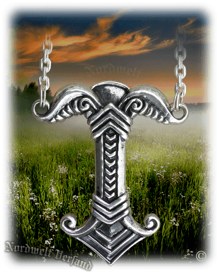 Irminsul Anhänger Lebensbaum Weltenesche mit 50 cm langer Kette, 925er Silber