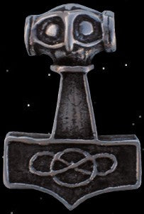 Thors-Hammer Ostergötland  925er Silber Thorhammer Mjölnir