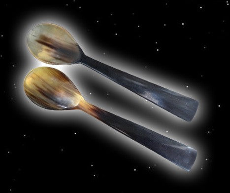 Teellöffel aus echtem Horn Hornlöffel Eierlöffel Hornware