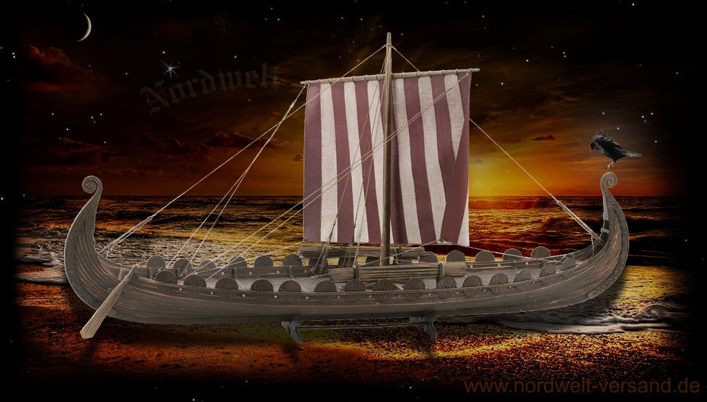 Modellbau Wikingerschiff  Osebergschiff 1:25