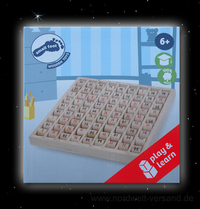 1x1 lernen Multiplizier-Tabelle Lernspiel für Kinder Vorschule rechnen 