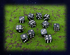 Würfel mit Totenköpfen Skull Würfel Totenkopf gothik Spiel Totenkopfspiel Würfelspiel schwarz