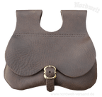 Mittelalterliche Gürteltasche- Nierentasche aus Leder