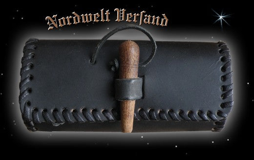 Tasche Mittelalter Gürteltasche Handarbeit Ledertasche Wikinger Reenactment, LARP Ritter