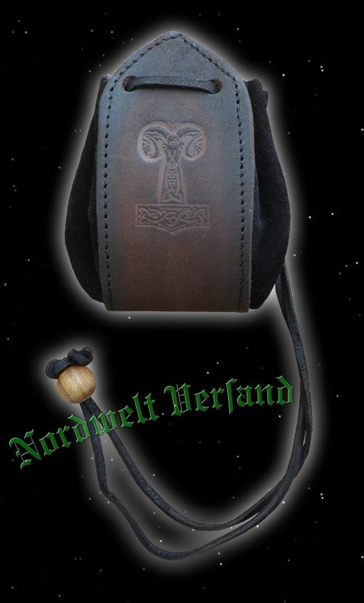 Beutel Thorhammer Geldbörse Thors Hammer Mittelalter Reenactmen, LARP 