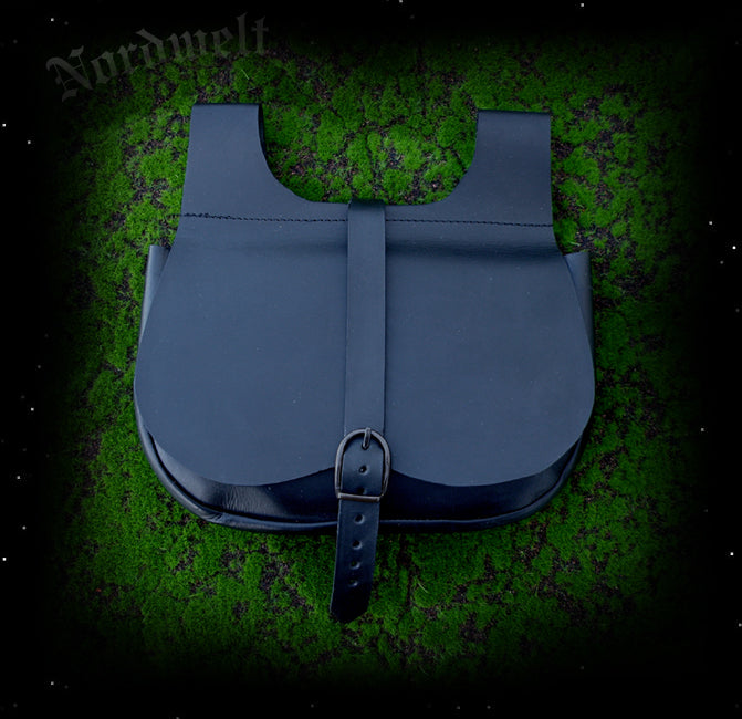 Mittelalter Nierentasche Gürteltasche schwarz Wikinger Reenactment LARP 