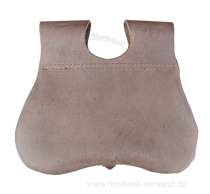 Nierentasche branue Mittelalter Ledertasche LARP  Spätmittelalter 