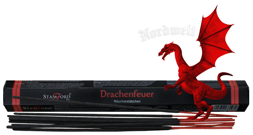 Drachenfeuer Räucherstäbchen Drachen Feuer Dragon fire Stamford