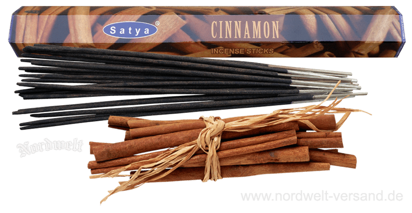 Zimt Räucherstäbchen Cinnamon räuchern Satya Zimtduft