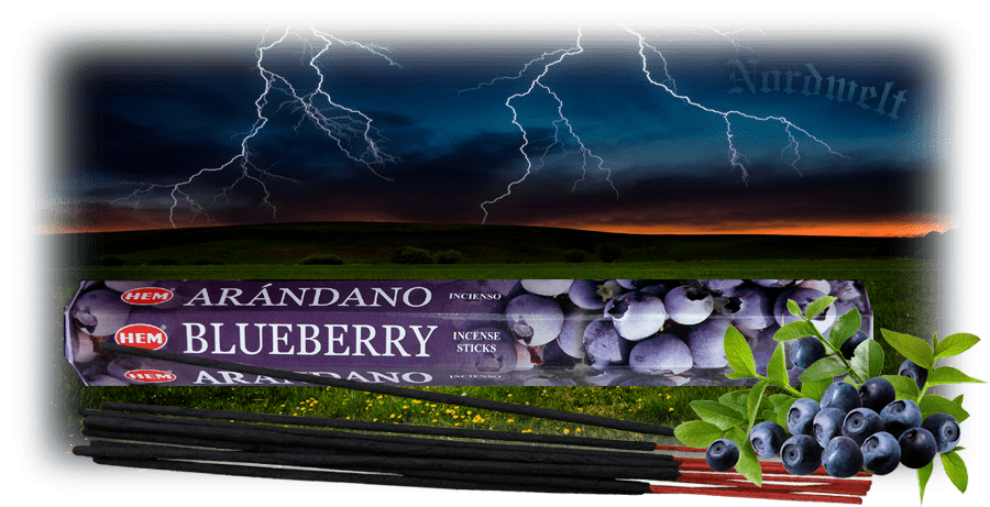 Räucherstäbchen Blaubeere / Heidelbeere Blaubeer- Duft räuchern Blueberry HEM