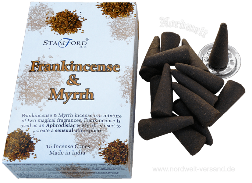 Olibanum Myrrhe Räucherkegel Weihrauch Myrre / Frankincense & Myrrh" Stamford