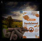 Rückfluss- Räucherkegel Sandelholz von Stamford, Sandalwood