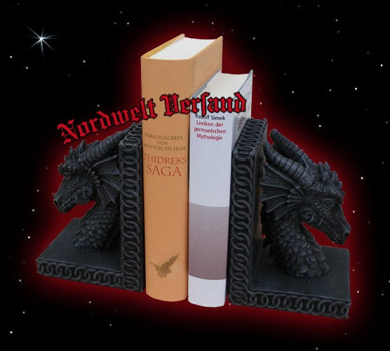 Buchstützen Drache Nidhöggr