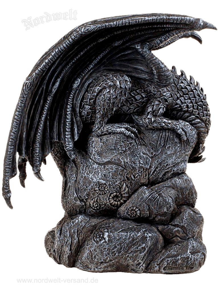 Drachen- Figuren Rückfluss-Räucherkegelhalter Drache, mit Räucherkegel räuchern