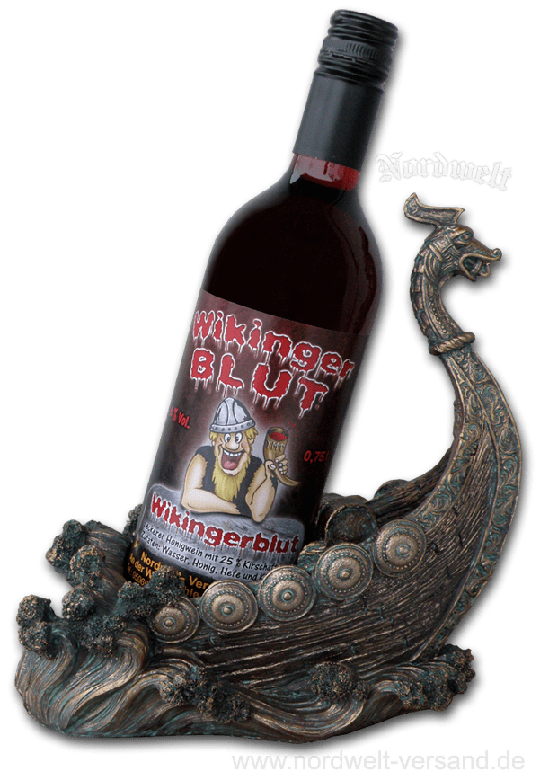 Flaschenhalter Wikingerschiff