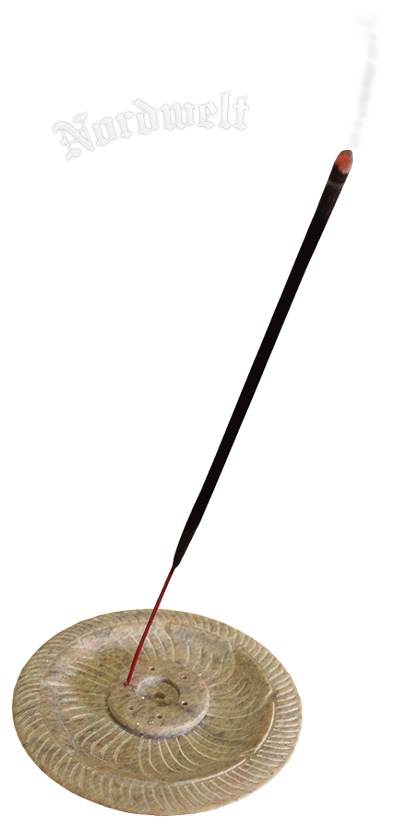 Räucherstäbchenhalter aus Speckstein, Handarbeit 