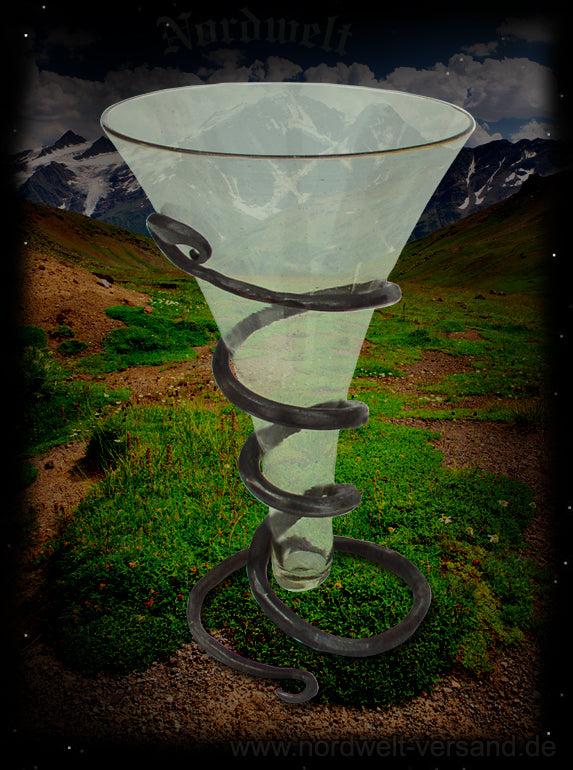 Sturzbecher mit Metallständer