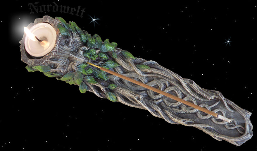 Baumgeist Räucherstäbchenhalter, Kerzenhalter, spirituelle esoterische Naturreligion, Naturgeist 