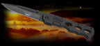 Taktisches schwarzes Einhandtaschenmesser BlackField AGENT Taschenmesser