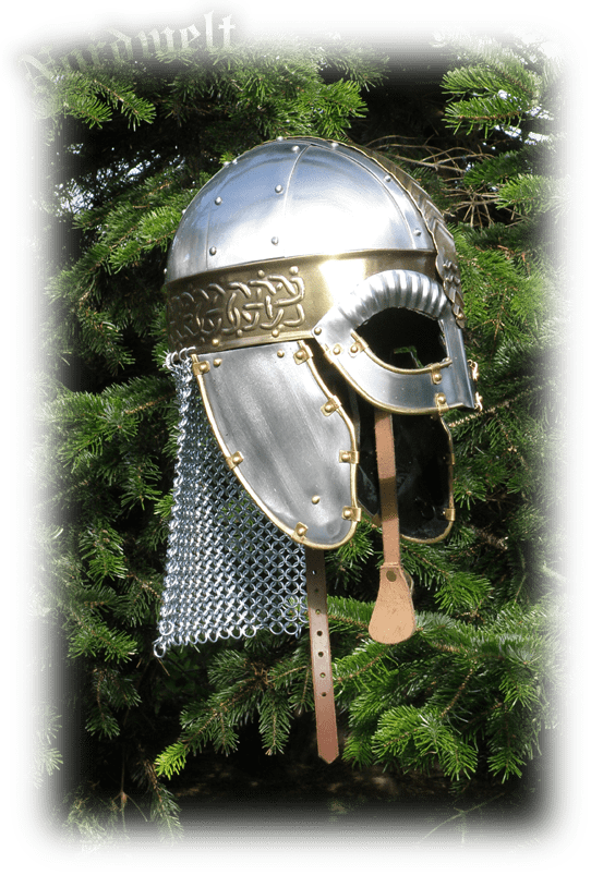Wikingerhelm Brillenhelm, Helm der Wikinger und Angelsachsen Beowulf