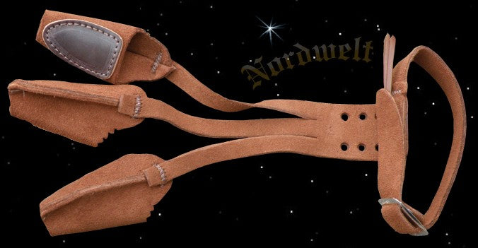 Bogenhandschuhe aus Wildleder traditioneller Bogensport Handschuhe für Bogen schießen 