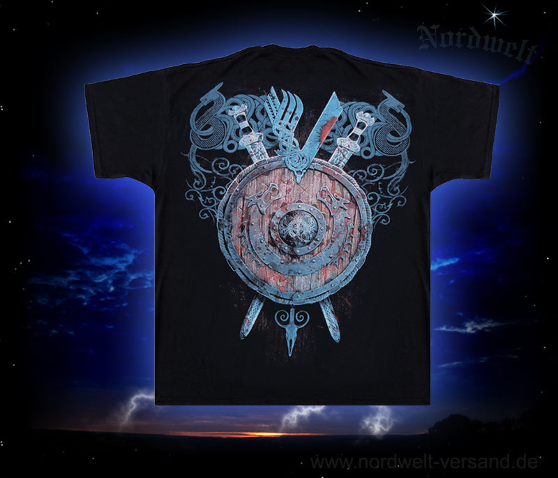  Wikinger T-Shirt Viking Ragnar Lothbrok" Asatru  Pagan Heiden Bekleidung