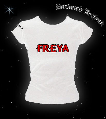 Liebesgöttin Freya T-Shirt  T-Hemd mit Irminsul 