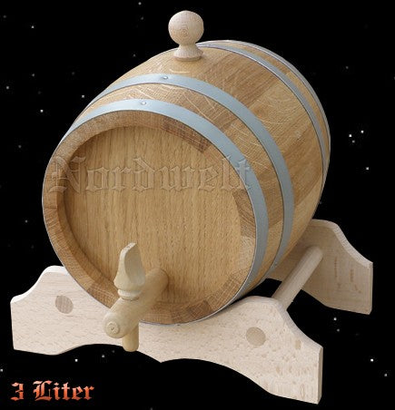 Holzfass Eichenfass Wikinger- Mittelalter- Reenactment, LARP Bierkeller Lagerleben Hobbykeller