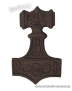 Thorhammer aus Keramik Wanddekoration Thors- Hammer Mjönir 