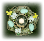 Osterkranz Brauchtum zu Ostern für Göttin Ostara Frühlingsfest