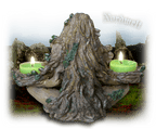 Wächterin des Waldes - Kerzenbhalter Figur Naturreligion Naturgeister Natur und Wald- Wächterin