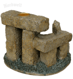 Räucherkegelhalter Druiden Steinkreis aus Polyresin, Menhire, Megalithen Kultplatz