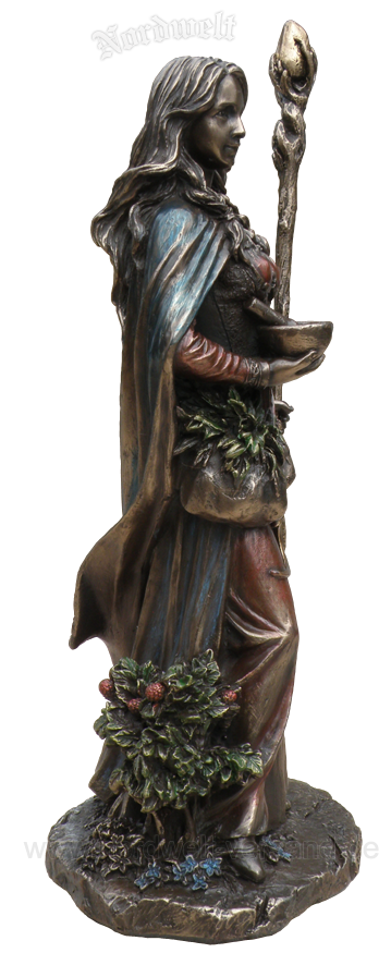 Figur Germanische Göttin Eir für Gesundheit und Heilung bronziert Statue