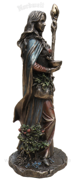 Figur Germanische Göttin Eir für Gesundheit und Heilung bronziert Statue
